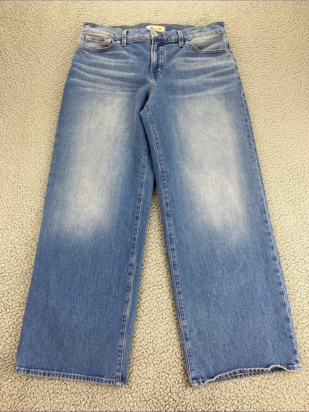 Madewell The Mid-Rise Perfect Vintage Wide-Leg Stretch Women's Jeans  | Size: 31